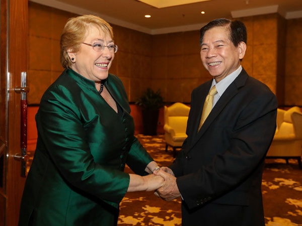 Tổng thống Chile đi tìm gặp bạn cũ Nguyễn Minh Triết