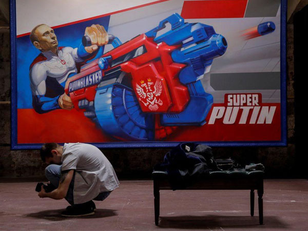 Triển lãm 'Siêu Putin' ở Moscow vào top ảnh tuần