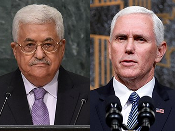 Mỹ lên tiếng việc Tổng thống Palestine hủy gặp Phó Tổng thống Pence