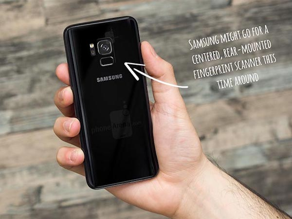 Ứng dụng Health mới cho thấy Galaxy S9 có vị trí máy quét vân tay mới
