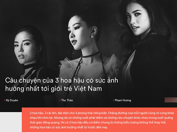 Câu chuyện của 3 Hoa hậu có sức ảnh hưởng nhất tới giới trẻ Việt Nam