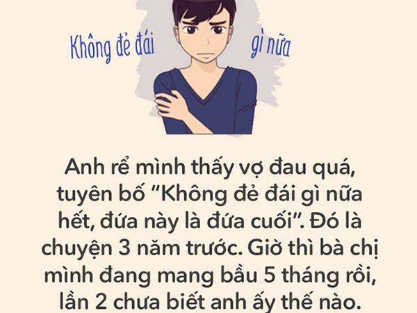 Các mẹ có nhớ khi mình đang trong phòng đẻ, ông chồng yêu quý làm gì không?