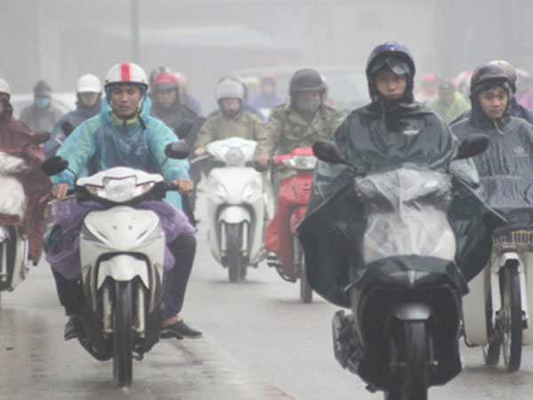 Dự báo thời tiết 14/12: Nhiệt độ Hà Nội giảm liên tiếp, mưa rét
