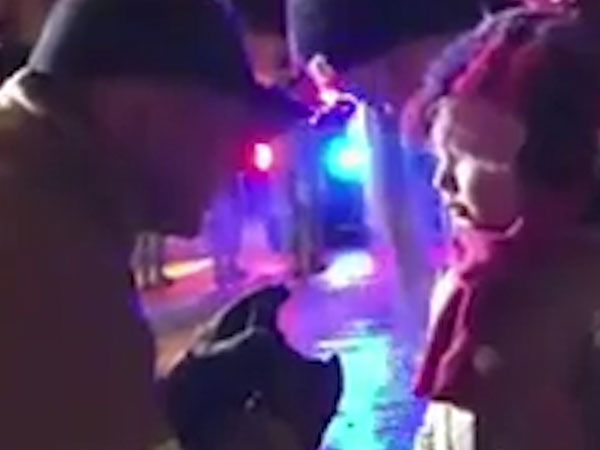 Video: Lính cứu hỏa bất ngờ cầu hôn bạn gái và con riêng khi đang diễu hành
