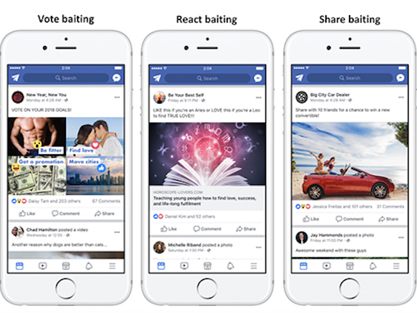 Facebook mạnh tay với các bài viết 'câu like'