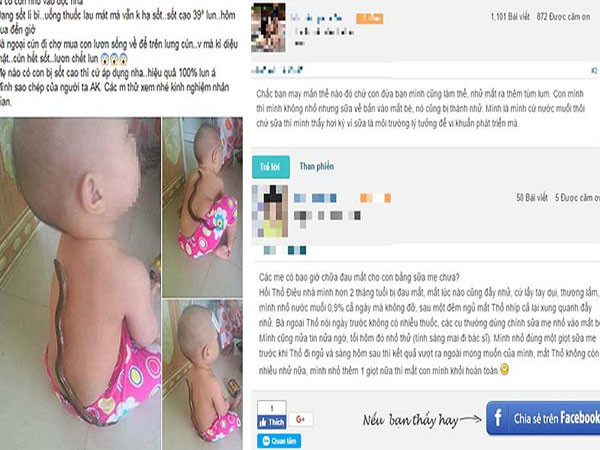 Chữa bệnh kiểu ‘các mẹ ơi...’, con trẻ rước họa