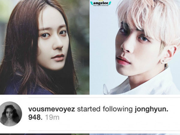 Sau tang lễ mới bắt đầu theo dõi Instagram của Jonghyun, Krystal bị netizen chỉ trích nặng nề