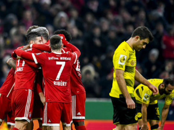 Bayern đánh bại Dortmund, vào tứ kết Cup Quốc gia