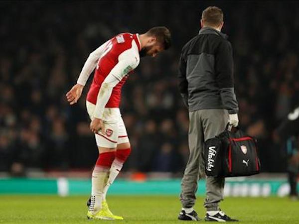 Arsenal nhận tin cực sốc từ chấn thương của Giroud