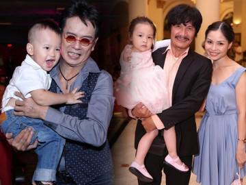 7 ông bố showbiz Việt sung sướng vô bờ khi 50 - 70 tuổi vẫn có con chào đời