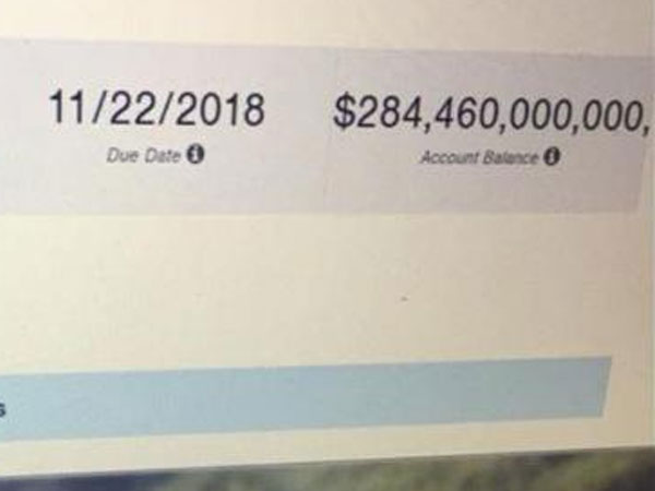 Chủ nhà choáng váng khi nhận hóa đơn điện 284 tỷ USD