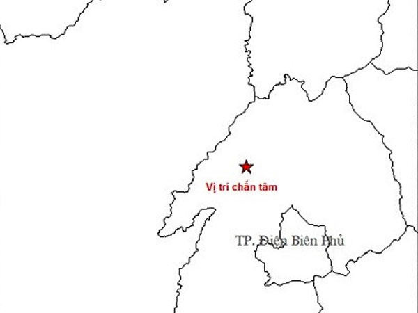 Động đất 3,2 độ richter ở Điện Biên