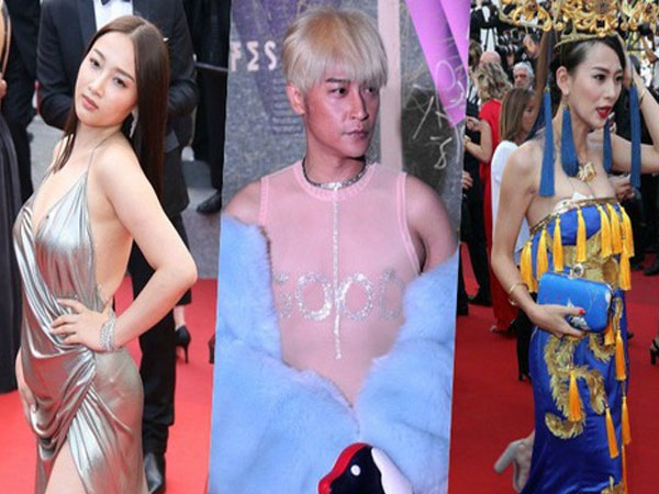 Thảm đỏ Cbiz 2017: Sao 'Hoàn Châu Cách Cách' liên tục gây sốc, dàn mỹ nhân không tên tuổi khiến dân tình muối mặt