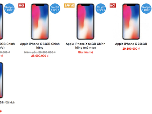 Apple có thể giảm giá iPhone 8 và iPhone X để chống ế