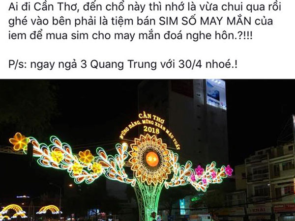 Mất tài khoản Facebook sau khi đăng hình cổng chào cùng với quần lót