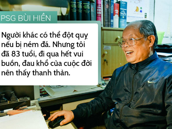 PGS Bùi Hiền: Người khác bị 'ném đá' như tôi chắc đã đột quỵ