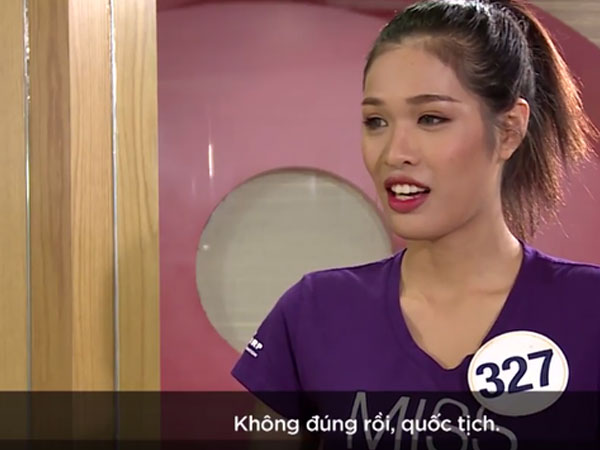 Thí sinh Hoa hậu Hoàn vũ VN: 'Quốc tịch của người Trung Quốc là... Vạn Lý Trường Thành'