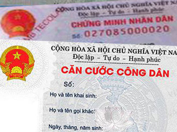 Đăng ký cấp thẻ căn cước: Công dân không phải làm thủ tục, nộp lệ phí