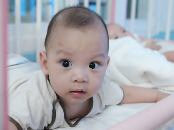 Được chăm sóc tận tình, bé trai bị vứt ở lề đường khiến kiến lửa bò đầy miệng đã bụ bẫm, khỏe mạnh
