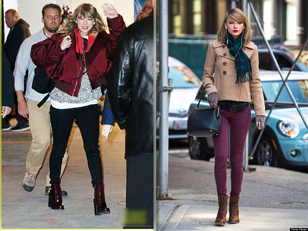Taylor Swift gây ngỡ ngàng với thân hình phát tướng, hông nở đùi to trên phố