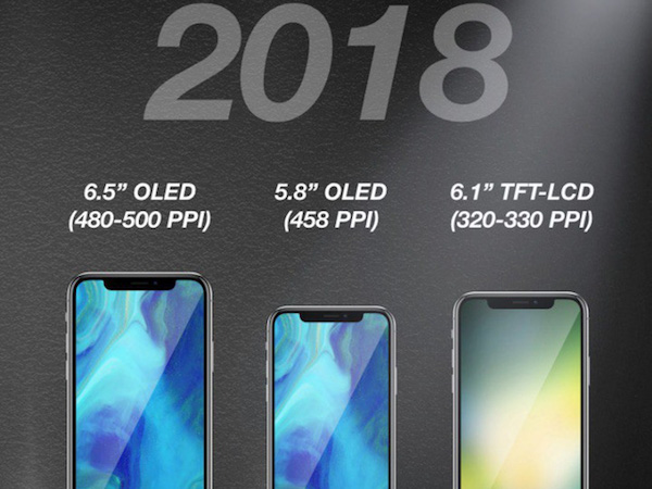 Apple sẽ tung 3 bản nâng cấp của iPhone X vào năm 2018, loại bỏ thiết kế cũ?