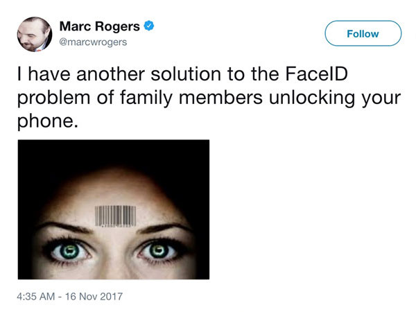 Hacker lão làng hiến kế chống các cặp song sinh mở Face ID