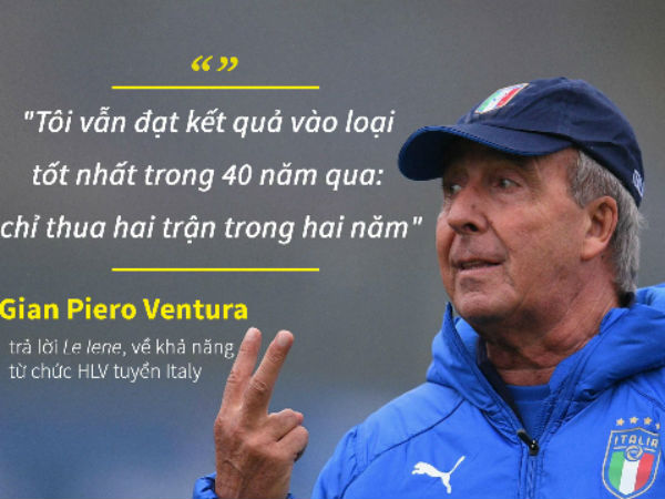 Ventura: 'Italy của tôi hay bậc nhất trong 40 năm qua'