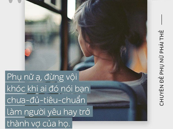 Khóc lóc vì bị chê xấu, không biết đẻ: Đến bao giờ phụ nữ mới thôi hạ thấp chính mình?