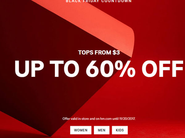 Black Friday 2017: Thời trang nào giảm giá mạnh nhất?