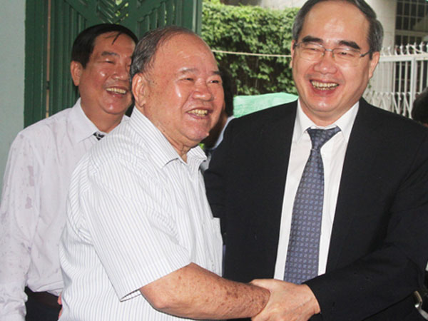 Cuộc gặp giữa ông Nguyễn Thiện Nhân và thầy hiệu trưởng cũ