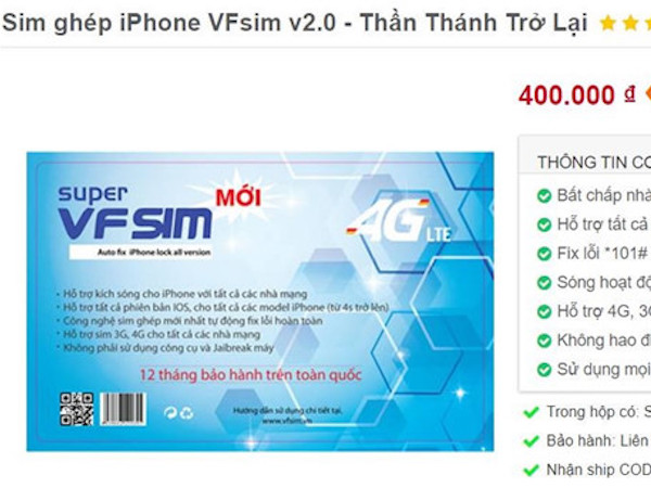 SIM ghép 'thần thánh' phiên bản mới về VN