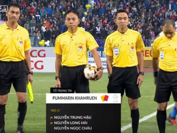 Trọng tài điều khiển trận CLB Hà Nội vs Quảng Nam bị bắt ở Thái Lan