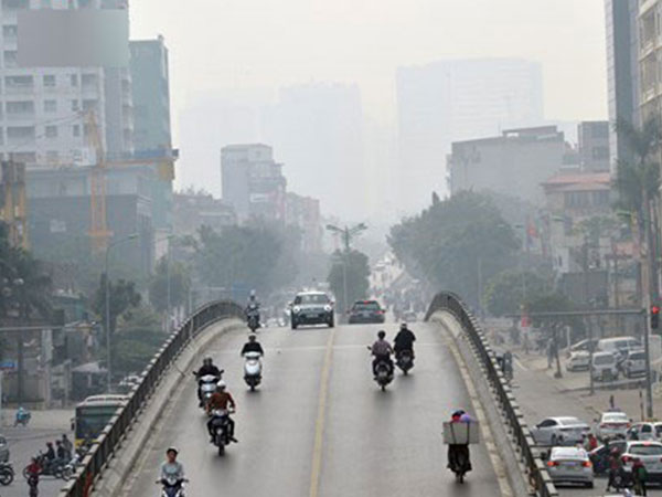Ô nhiễm không khí tại Hà Nội phần lớn do hoạt động giao thông