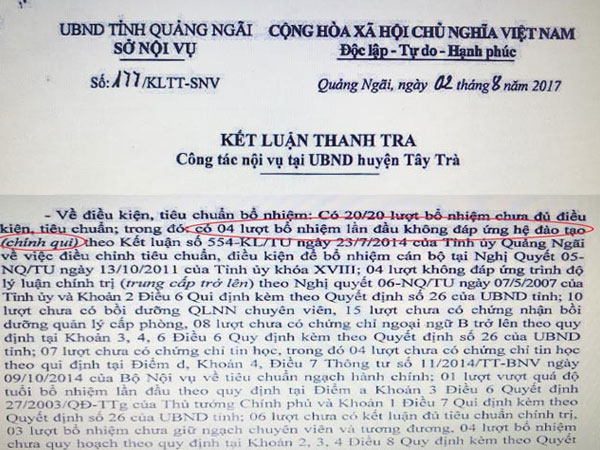Quảng Ngãi: Muốn lên chức, thạc sĩ phải học lại đại học chính quy
