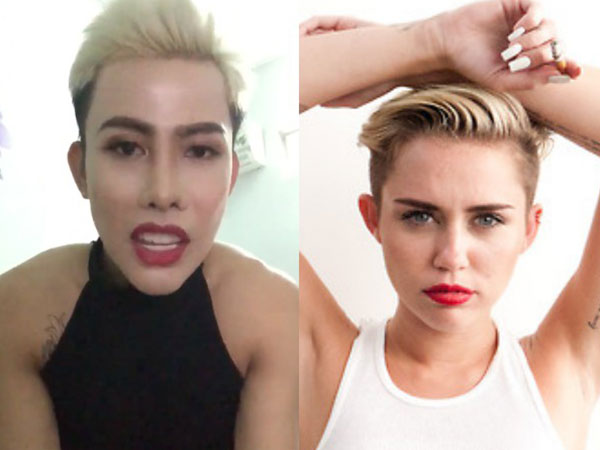 Một năm trôi qua, thảng thốt nhìn lại thấy Tùng Sơn đã biến hình thành Miley Cyrus từ bao giờ