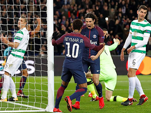Video: PSG hủy diệt Celtic với tỉ số 7-1