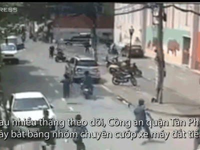 Video: Cuộc vây bắt băng trộm cướp chuyên nghiệp trên phố Sài Gòn