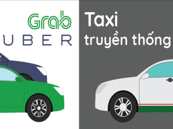 Taxi truyền thống chịu điều kiện kinh doanh khác Uber, Grab thế nào