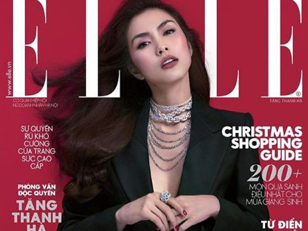 Tăng Thanh Hà trở lại vị thế đại mỹ nhân showbiz Việt khi tái xuất trên trang bìa Elle