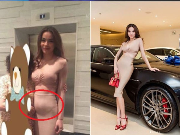 Xôn xao bức ảnh Hồ Ngọc Hà với vòng 2 to bất thường