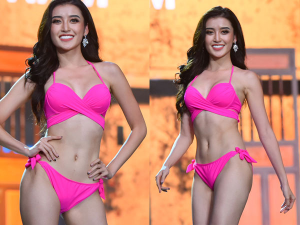 Huyền My và người đẹp Hoa hậu Hòa bình 2017 nóng bỏng với bikini