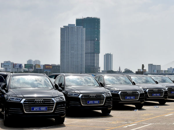 Cận cảnh dàn xe Audi phục vụ APEC 2017