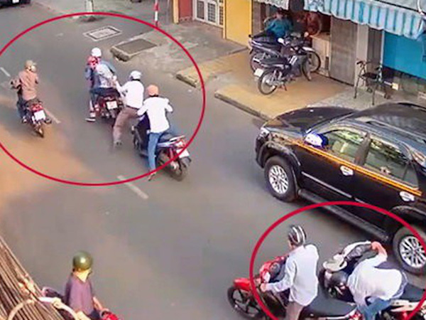 Cô gái bị 2 thanh niên khống chế, đánh bất tỉnh cướp vàng táo tợn