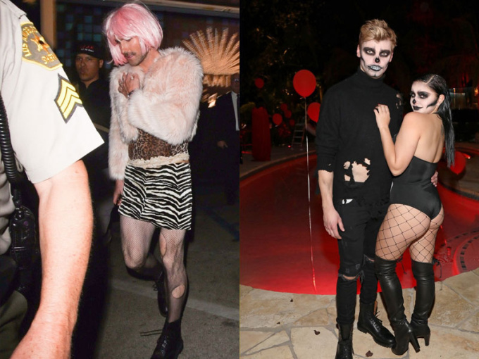 Dàn sao tưng bừng hóa trang mừng Halloween: Adam Levine giả gái, Kim hóa thành Cher siêu đẹp và sexy
