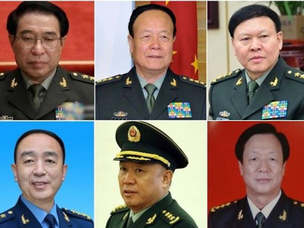 Cả trăm tướng lĩnh Trung Quốc 'ngã ngựa' sau Đại hội 18 Thế giới