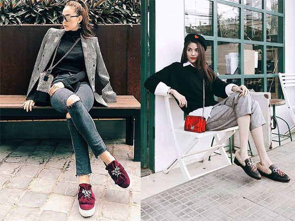 Người đẹp Việt trổ tài mix đồ mùa đông khi dạo phố