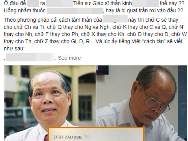 Xúc phạm, chế cháo để 'ném đá' PGS.TS Bùi Hiền: Sự tranh cãi đã đến giới hạn 'vô văn hoá'