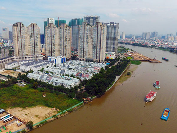 Giá đất bờ sông Sài Gòn cao nhất hơn 700 triệu đồng một m2