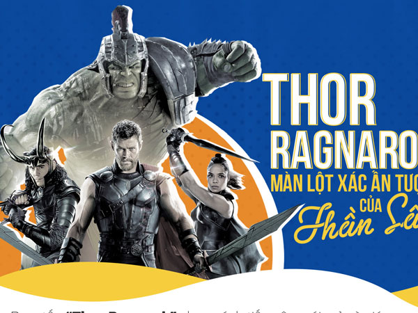 ‘Thor: Ragnarok’: Màn lột xác ấn tượng của Thần Sấm