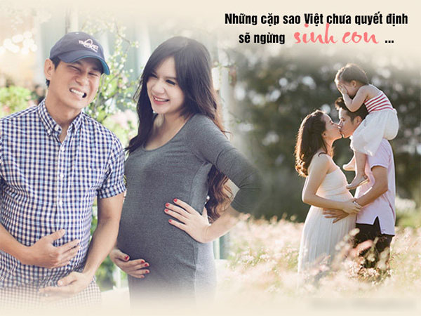 4 cô vợ muốn đẻ hoài không chán của showbiz Việt